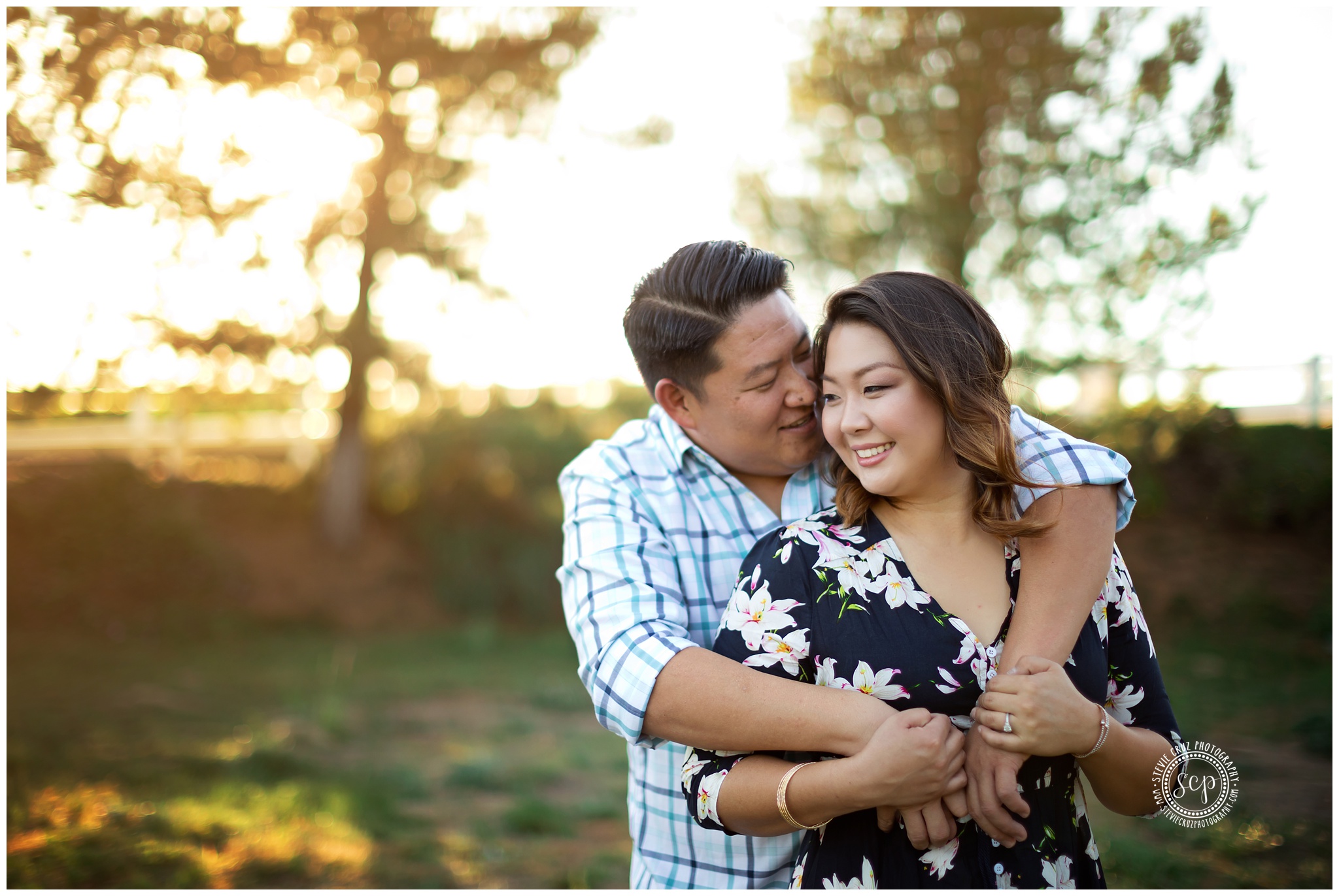 Southern California Portrait photographer photographs this couple during family pictures