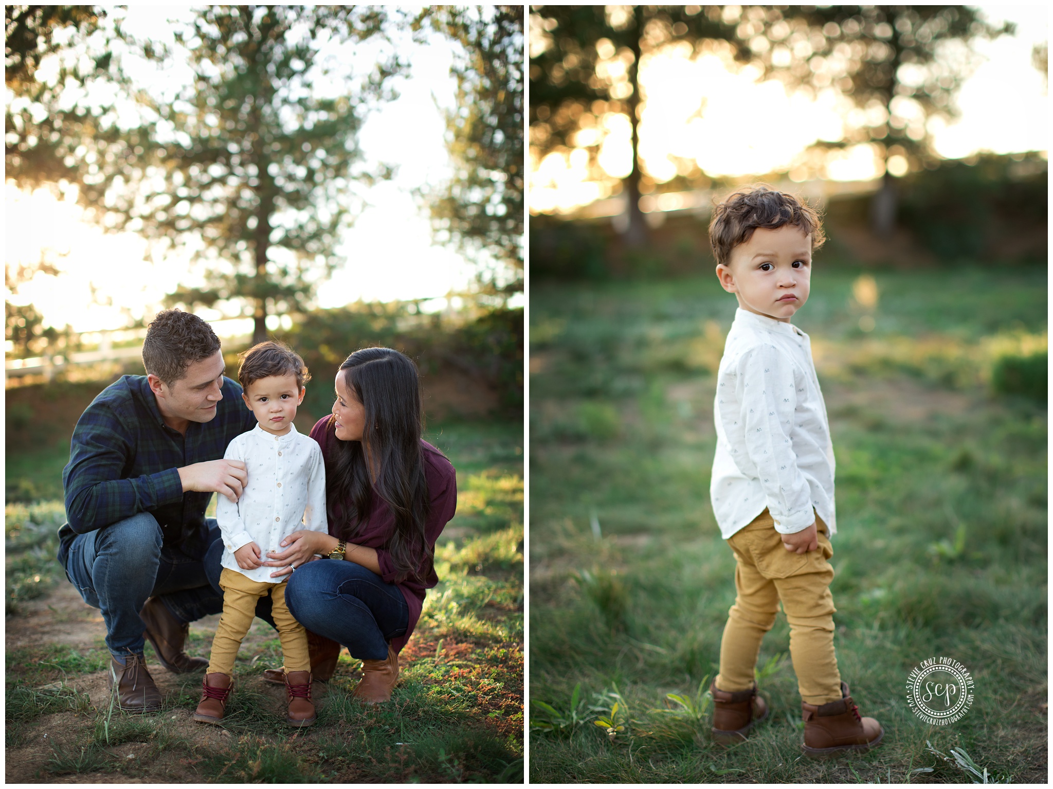 Best Orange County family photographer captures this stylish family for their fall portraits. 