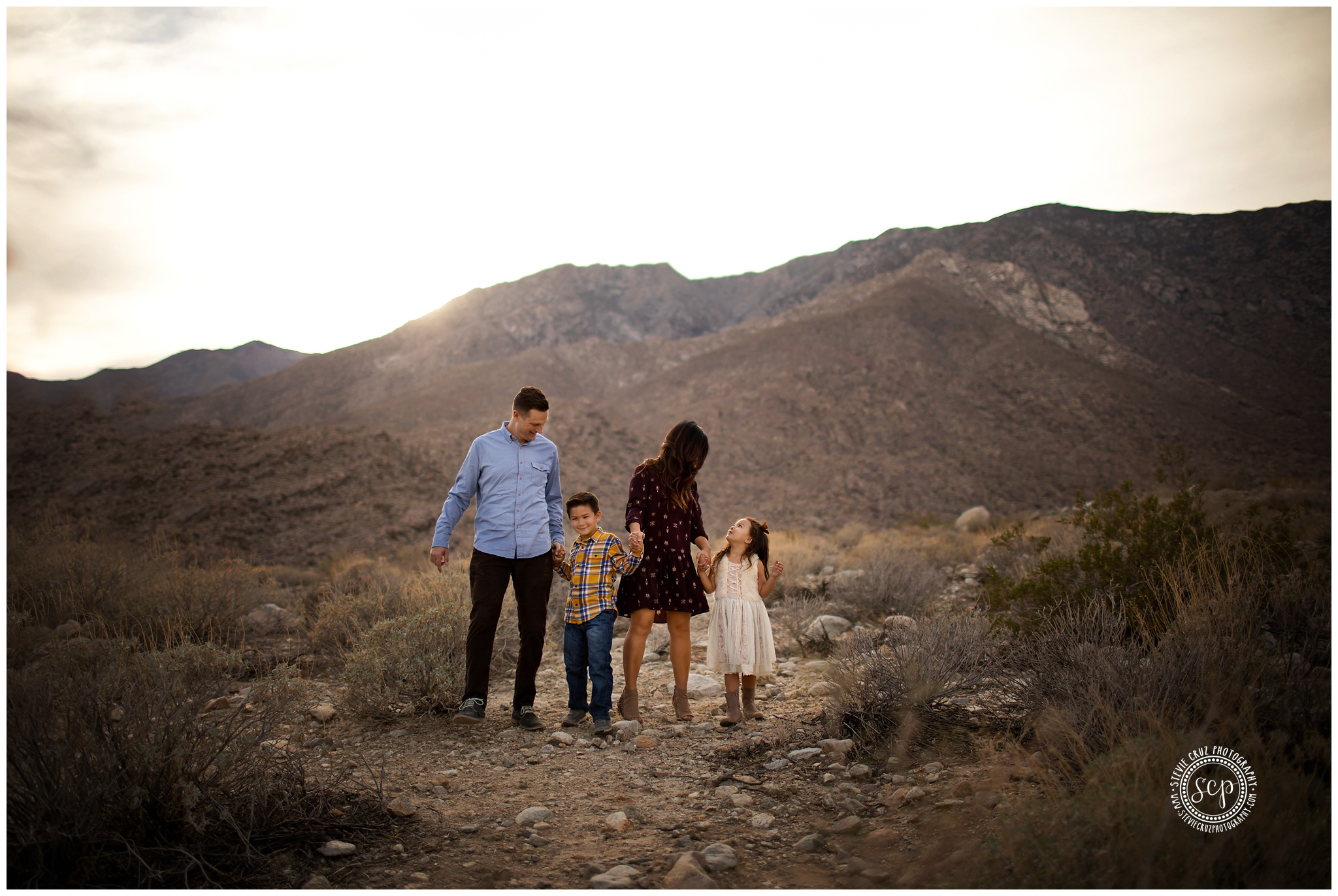 Palm Desert family pictures for the holidays.