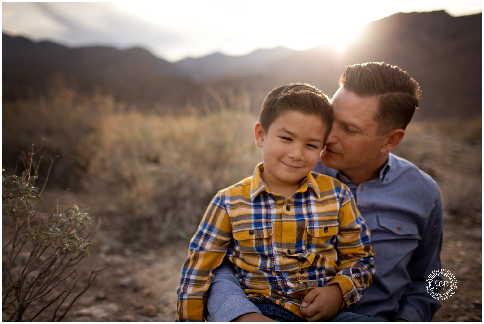 Love this photo of son and dad came out. California's Palm desert is great for family photo shoots.