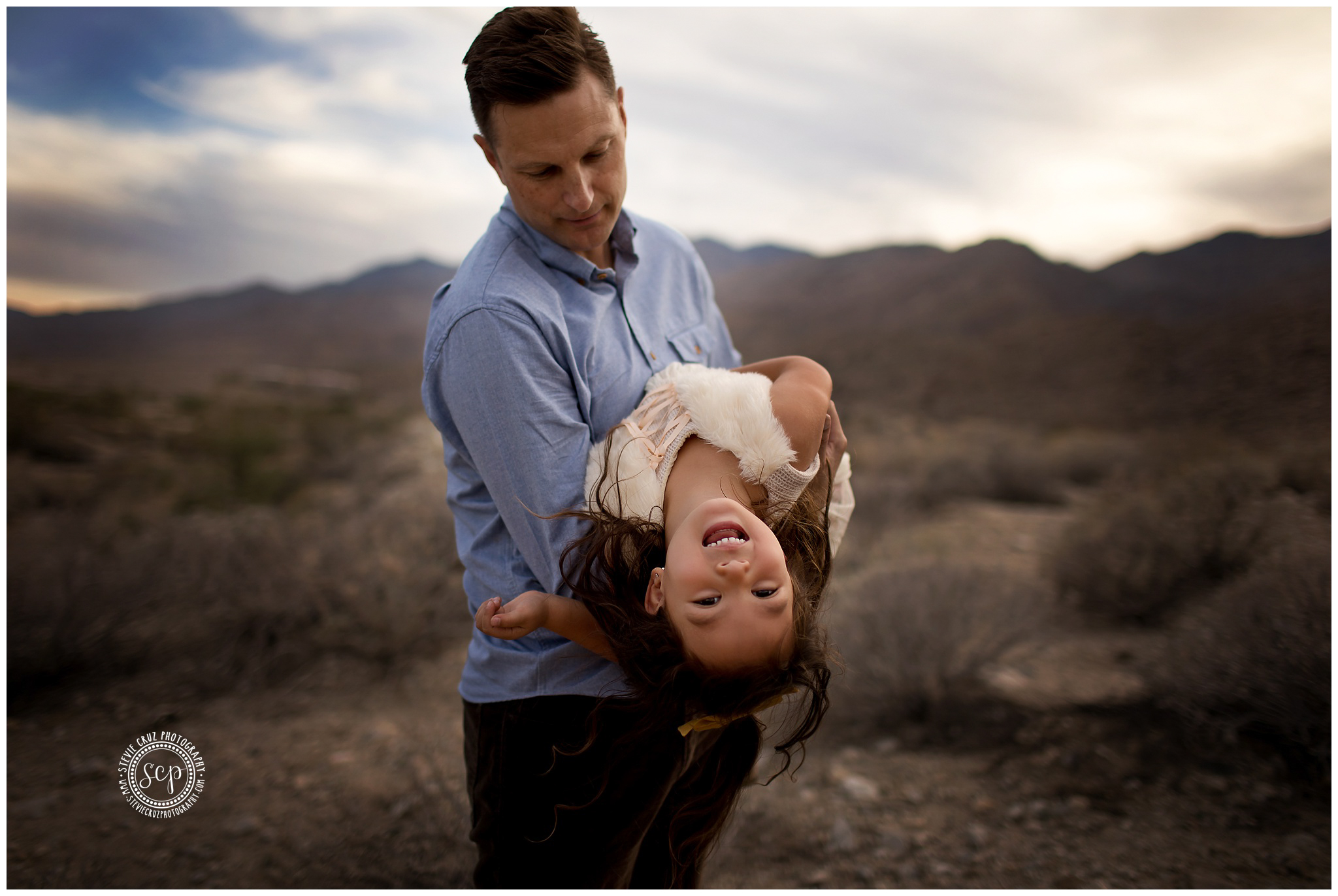 Fun daddy daughter picture. California family photographer.